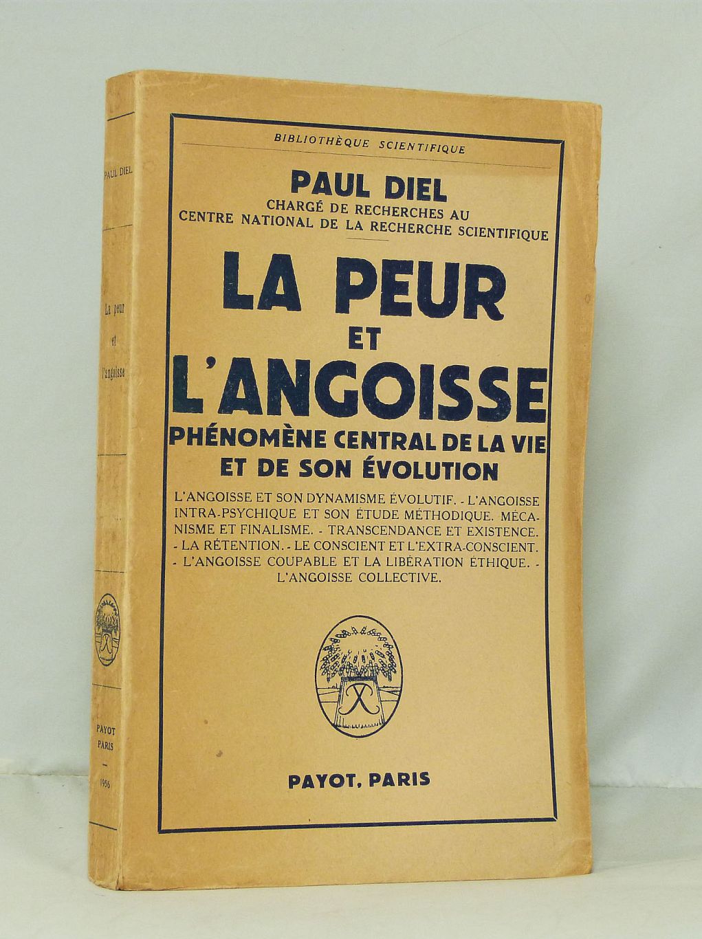 La peur et l'angoisse,