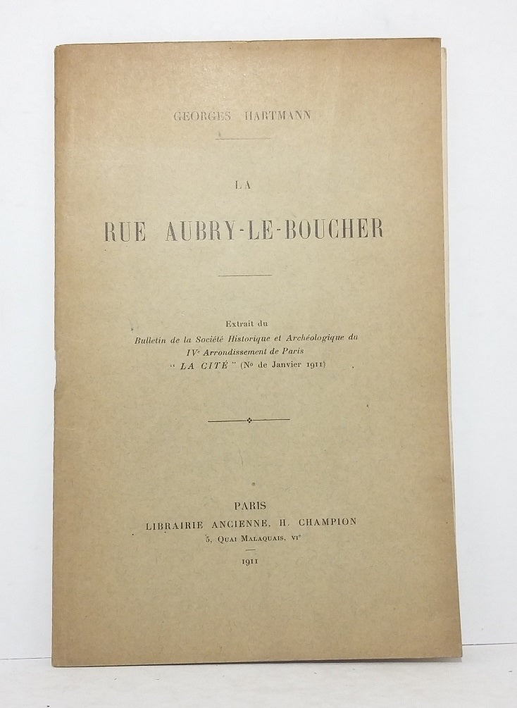 La Rue Aubry-le-Boucher.