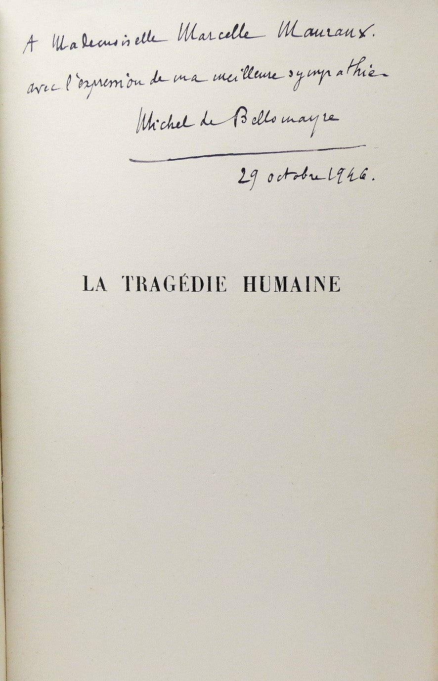 La tragédie humaine