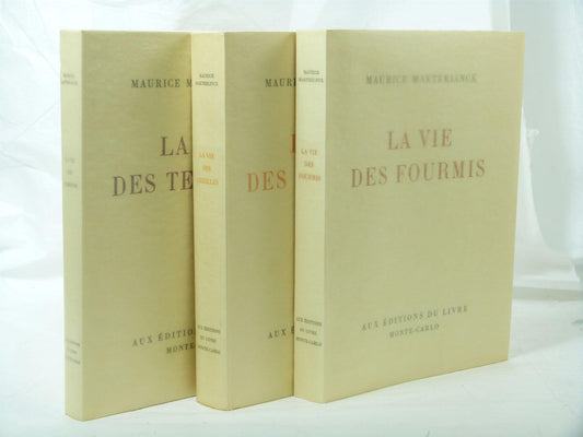La vie des fourmis. La vie des abeilles. La vie des termites.