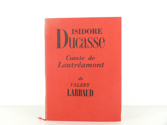 Isidore Ducasse Count of Lautréamont