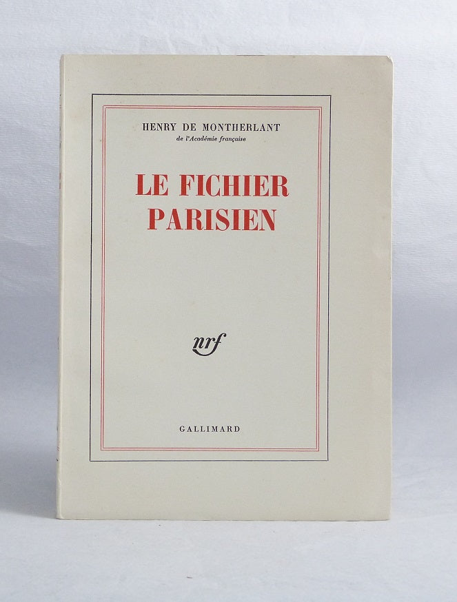 Le fichier parisien