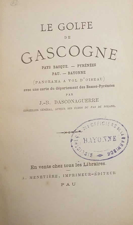 Le Golfe de Gascogne.