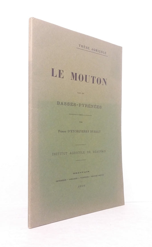 Le mouton dans les Basses Pyrénées.