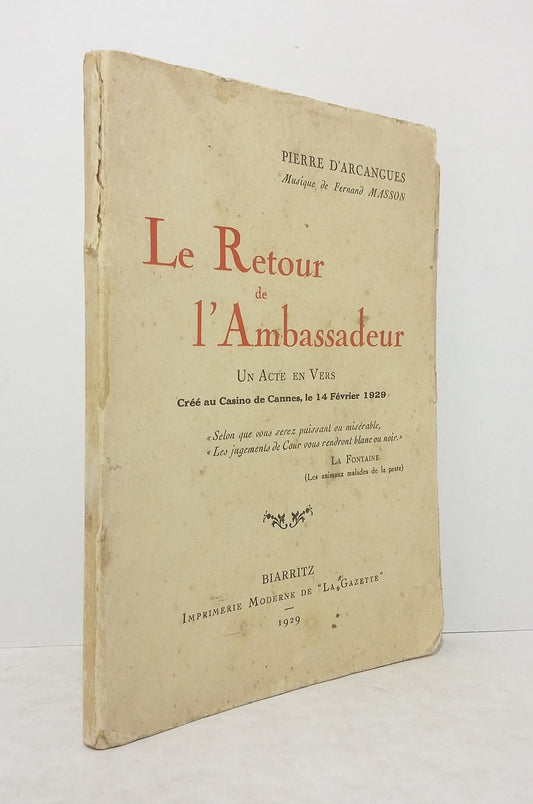 Le Retour de l'Ambassadeur.