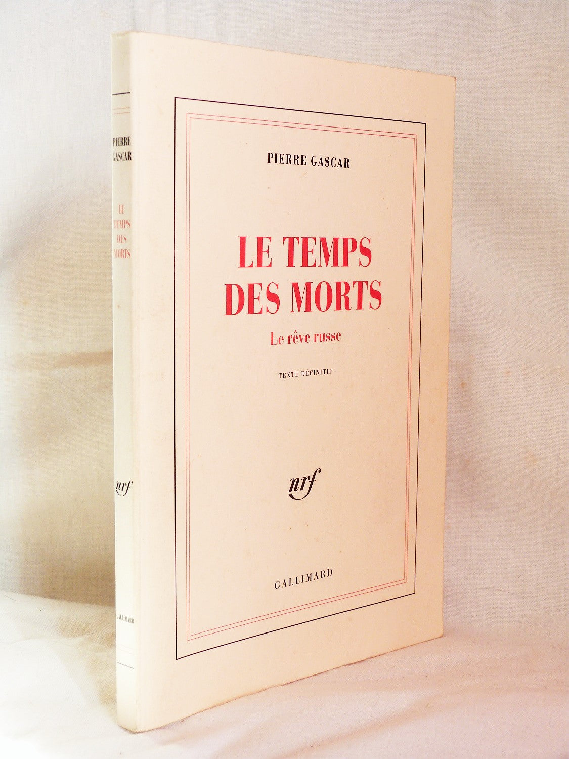 Le temps des morts
