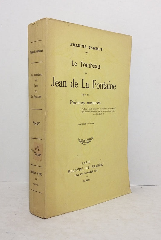 Le Tombeau de Jean de La Fontaine.