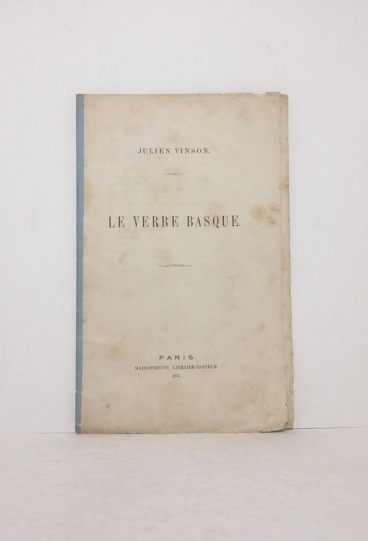 Le verbe basque