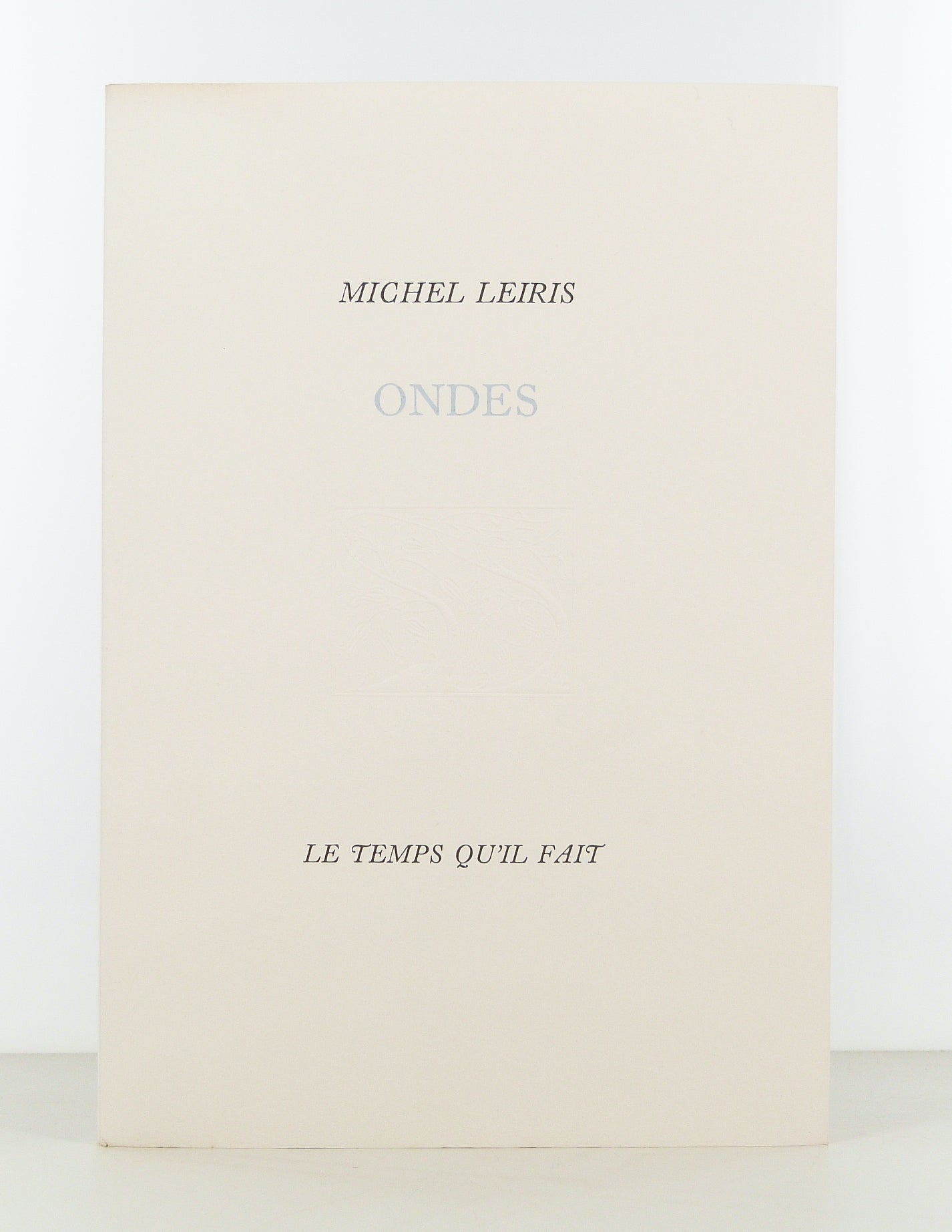 Ondes Le temps qu'il fait