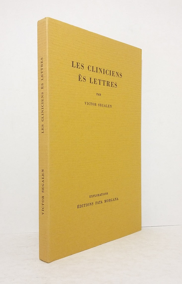 Les cliniciens ès lettres