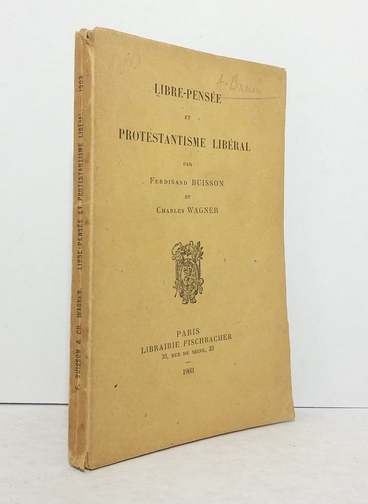 Libre-pensée et protestantisme libéral