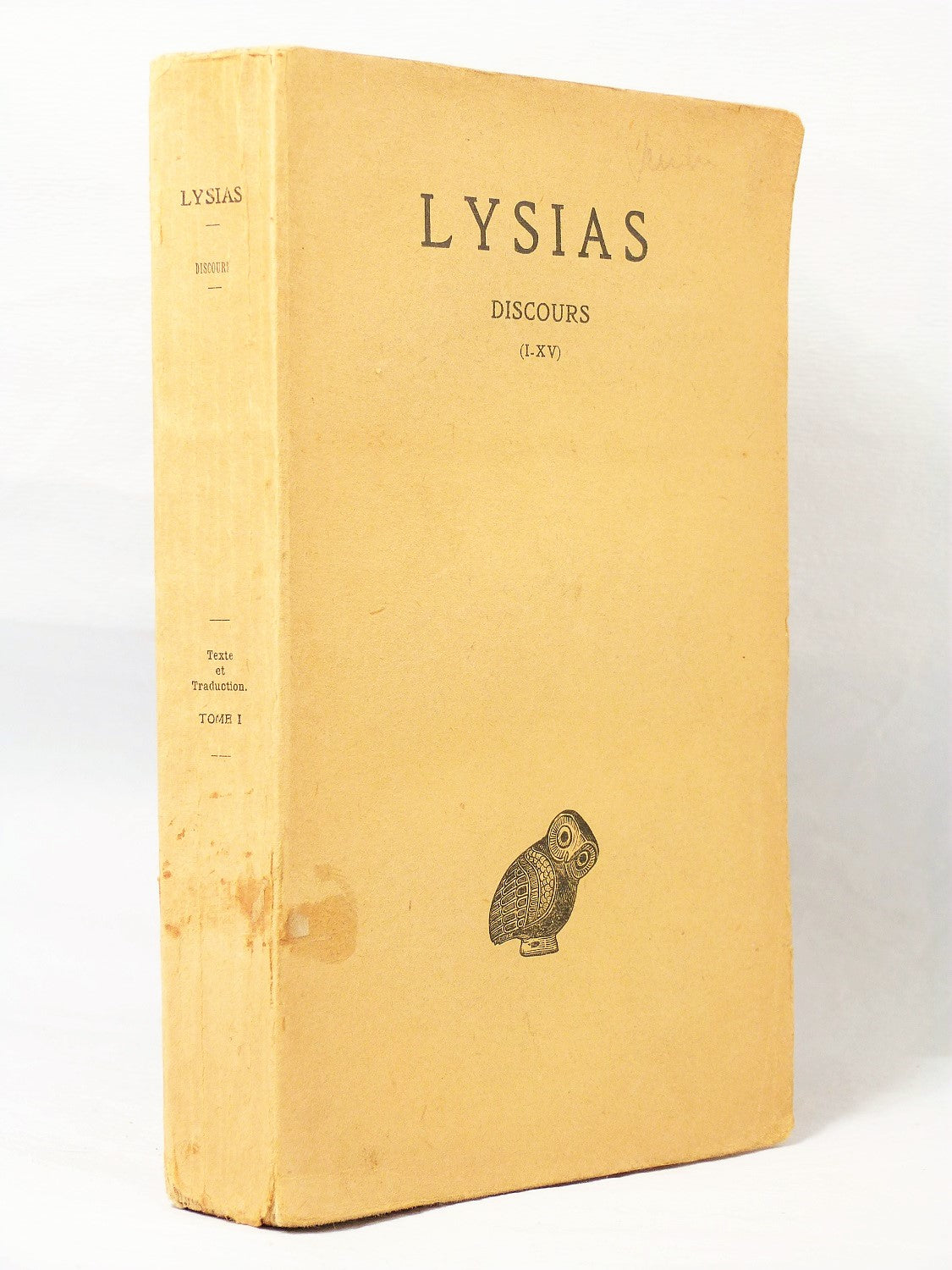 Discours. Tome I (I-XV)