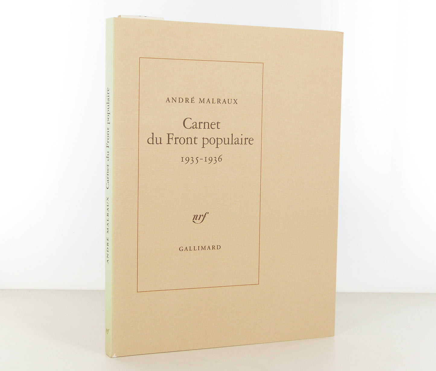 Carnet du Front populaire 1935-1936