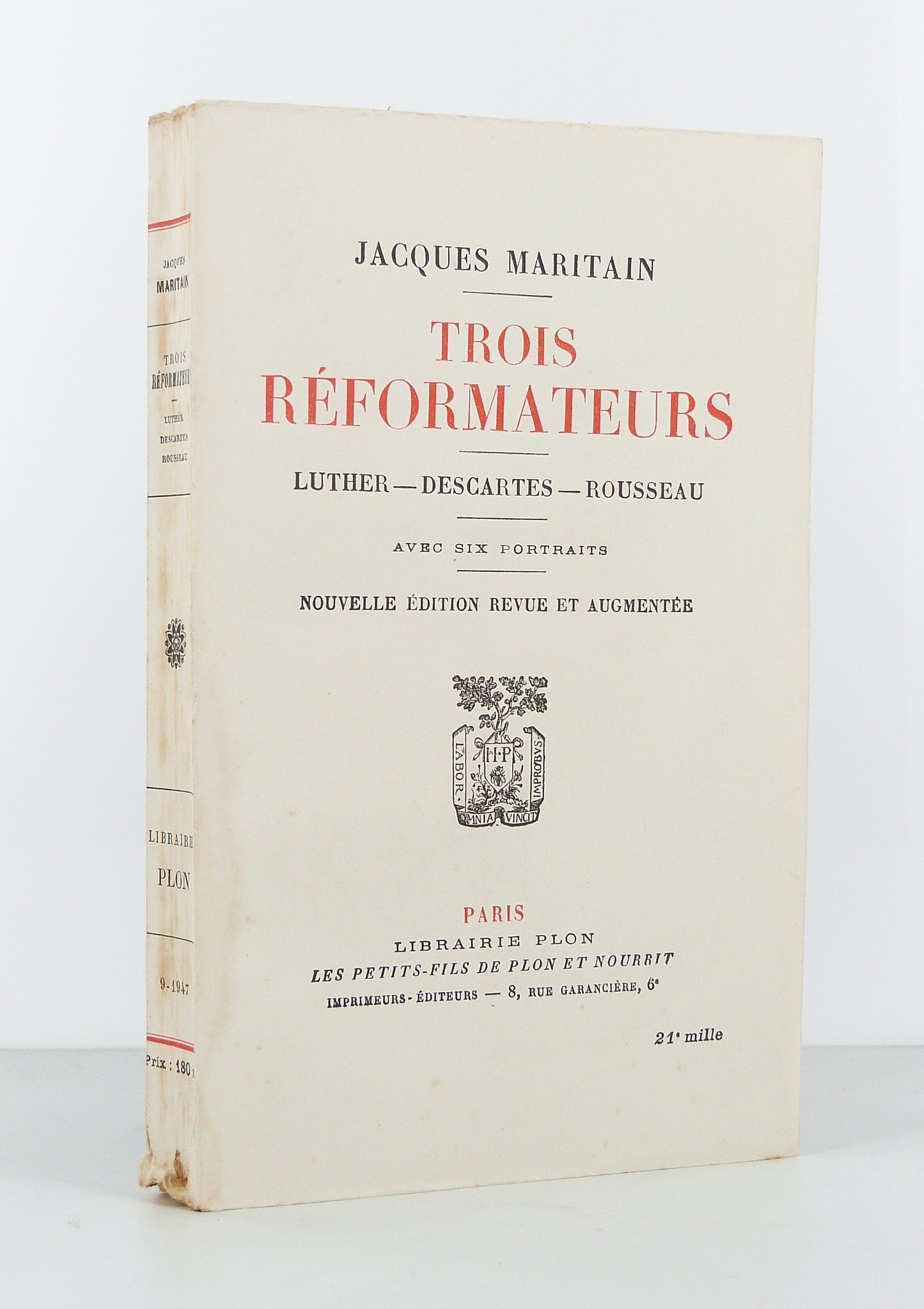 Trois réformateurs : Luther - Descartes - Rousseau