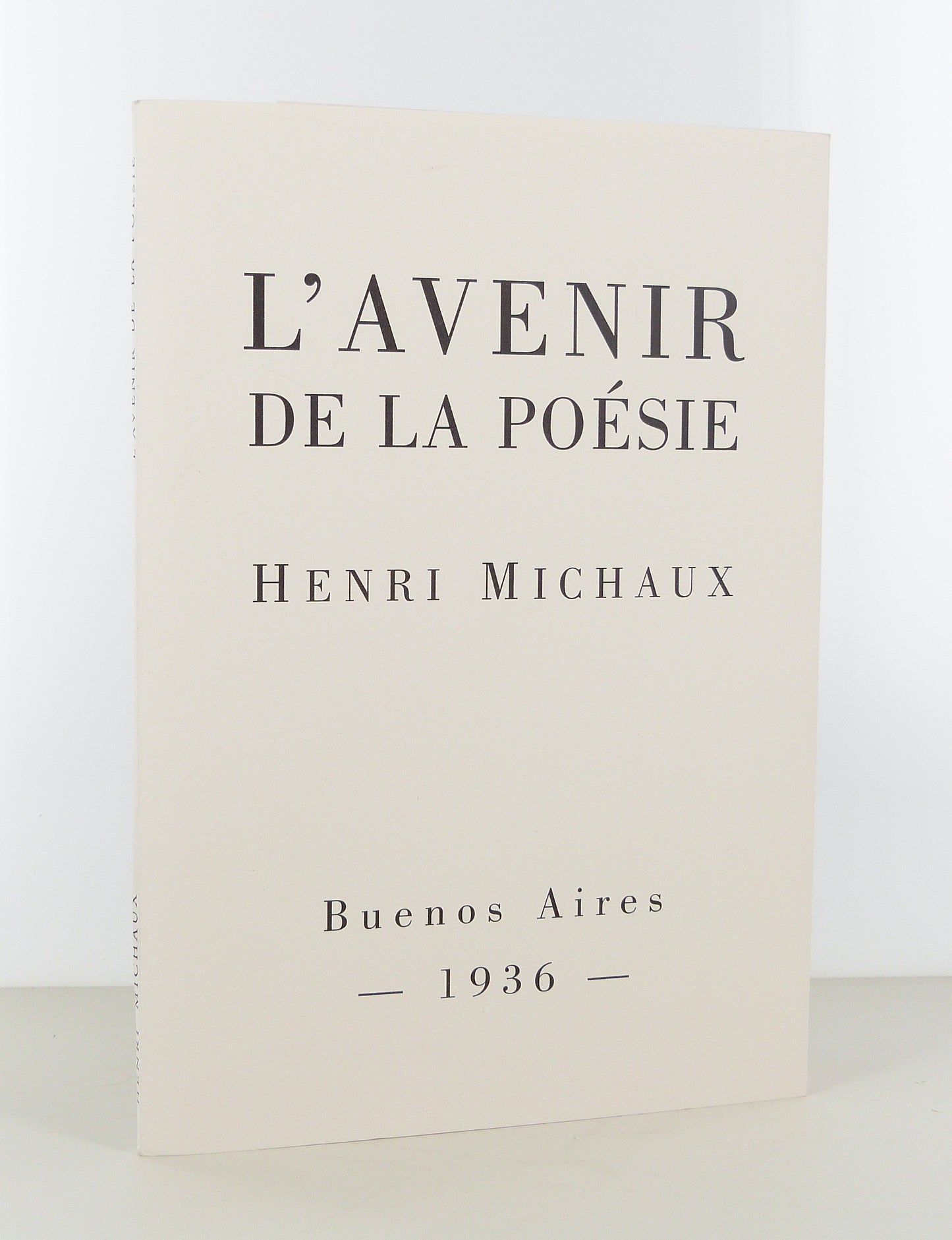 L'avenir de la poésie