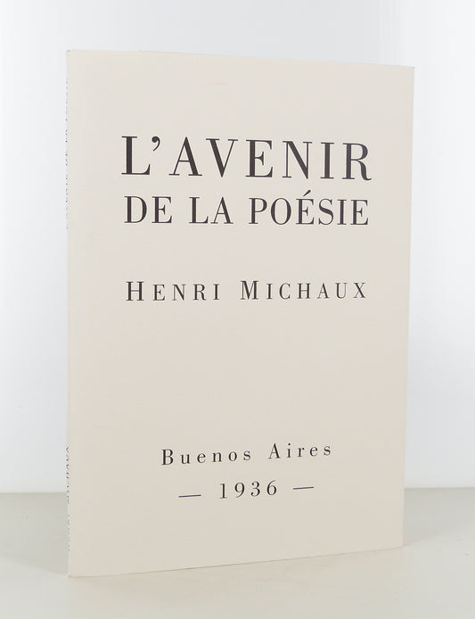 L'avenir de la poésie