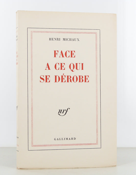 Face à ce qui se dérobe