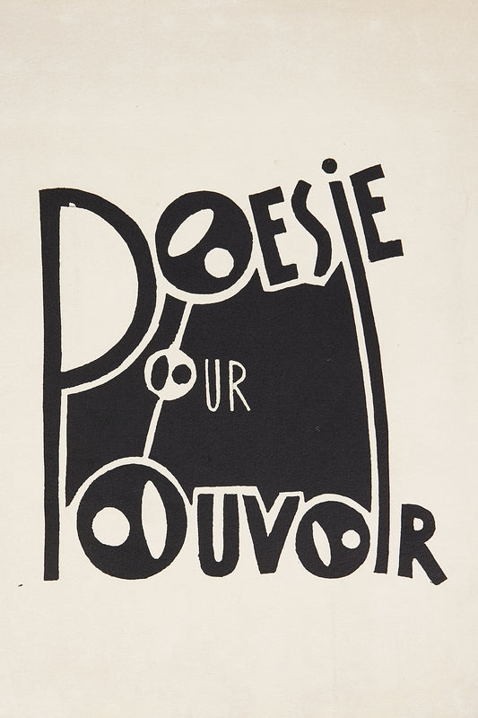 Poésie pour pouvoir