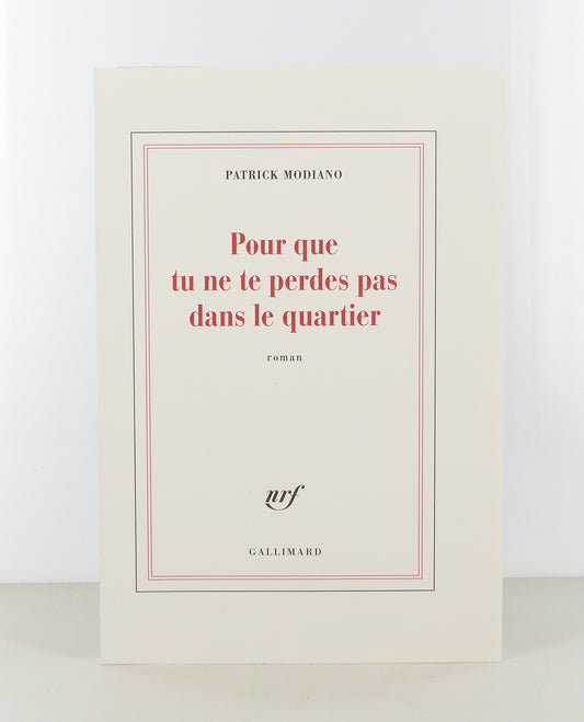 Pour que tu ne te perdes pas dans le quartier