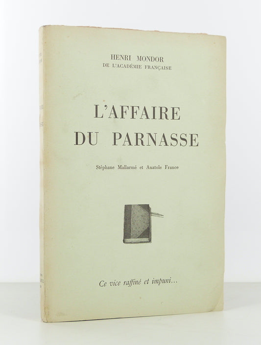 The Parnassus Affair. Stéphane Mallarmé and Anatole France.