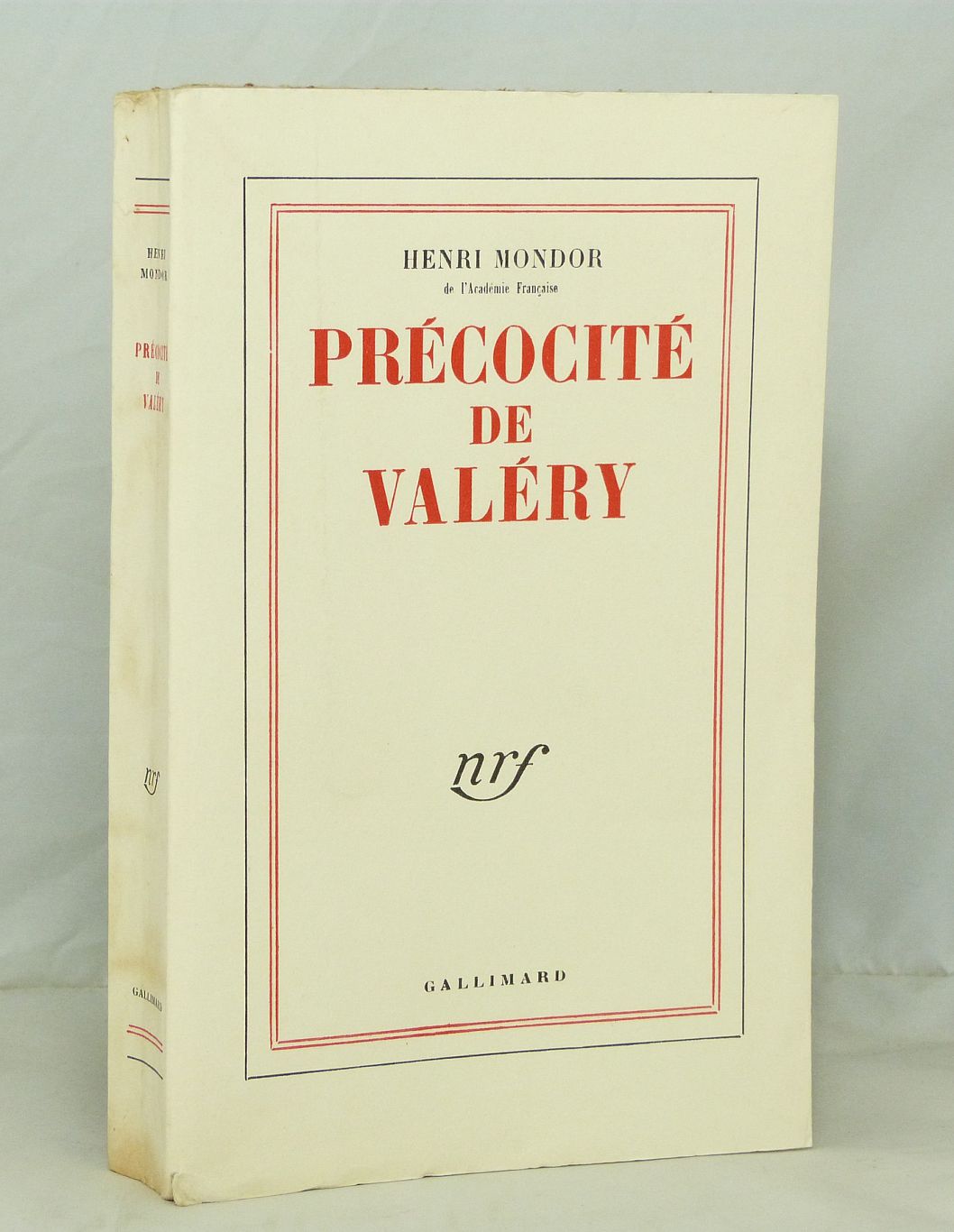 Précocité de Valéry