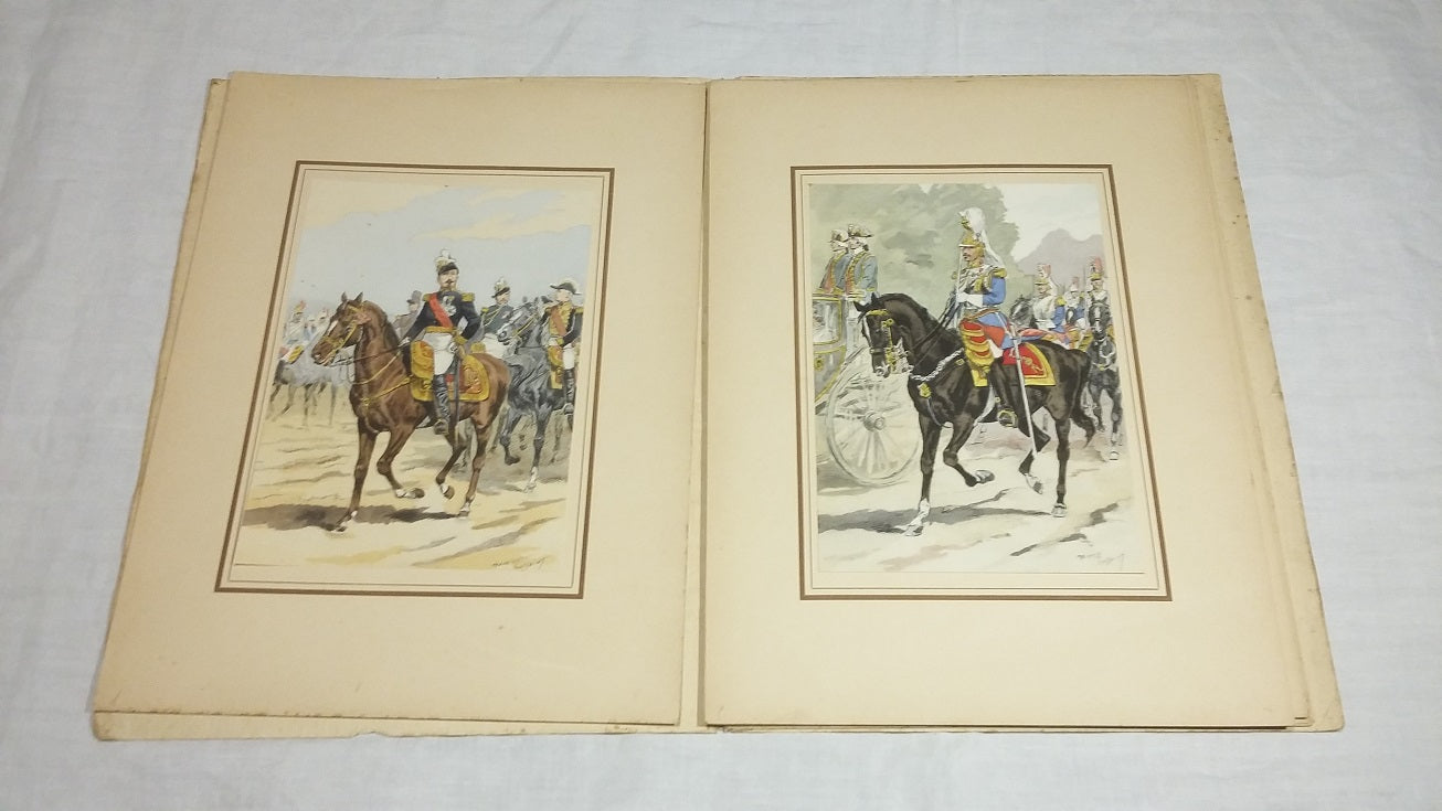 Napoleon III and his guard