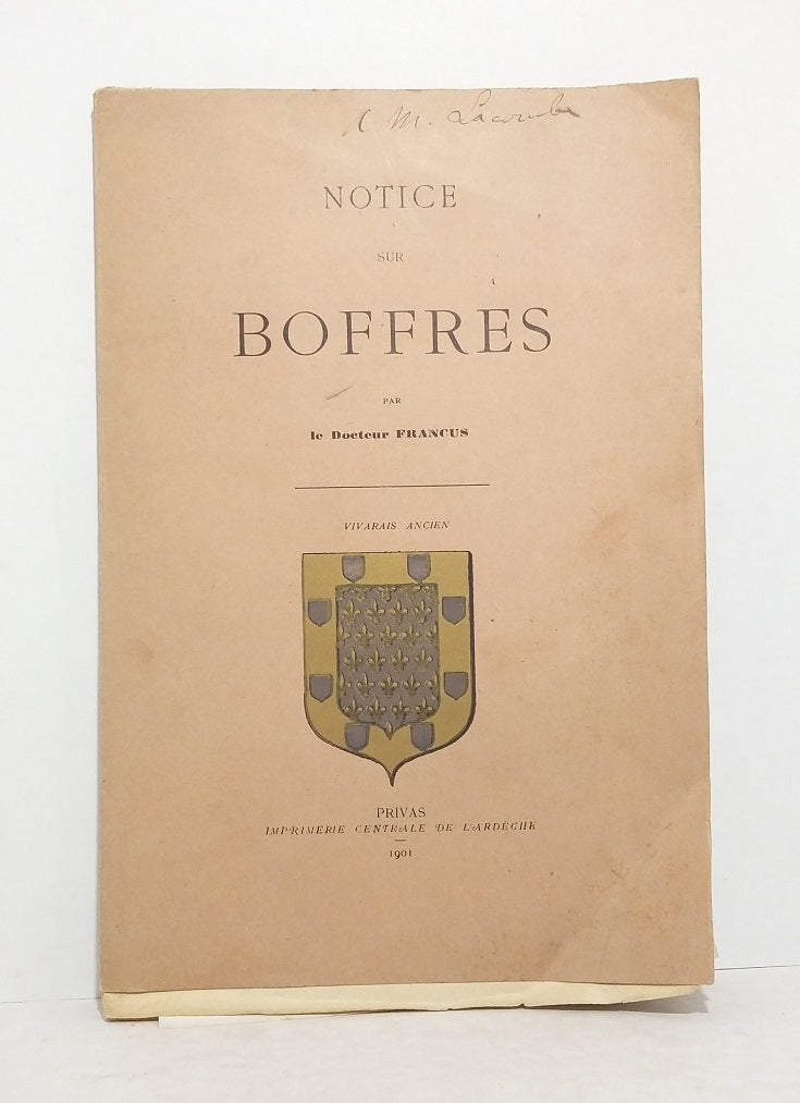 Notice sur Boffres