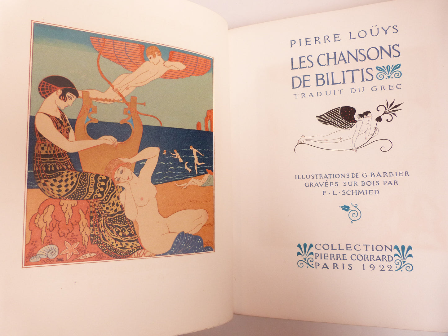 Les Chansons de Bilitis. Traduit du grec.