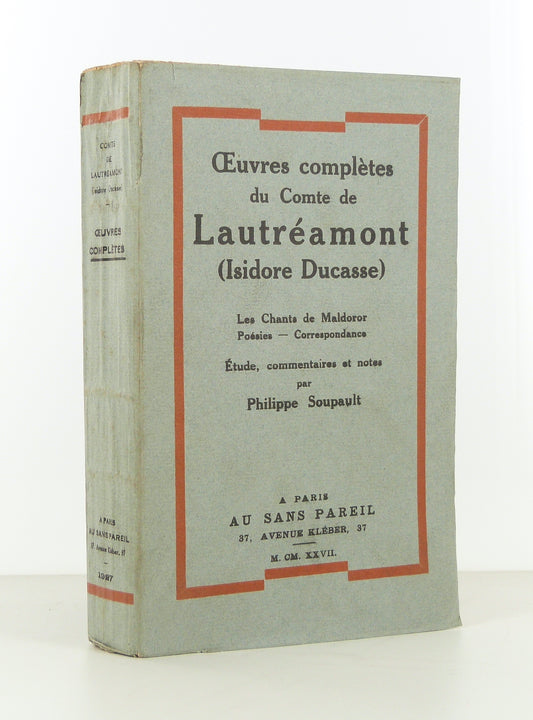 Complete Works of Comte de Lautréamont (Isidore Ducasse).