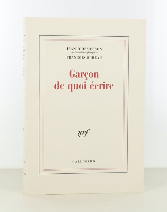 Garçon de quoi écrire