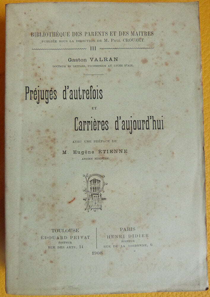 Prejudices of Yesteryear and Careers of Today