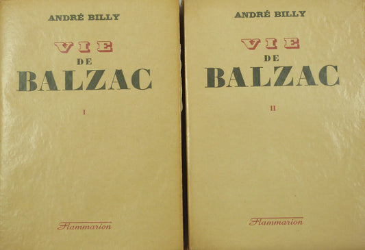 Vie de Balzac