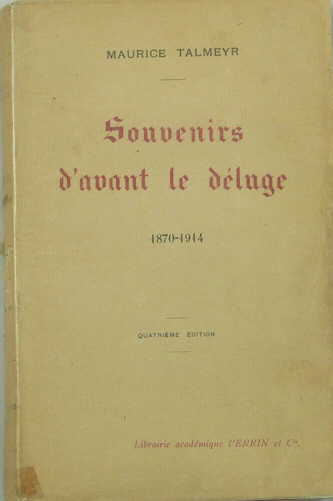 Memories from Before the Deluge 1870-1914