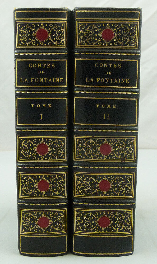 Contes de La Fontaine. Publiés par D. Jouaust avec une préface de Paul LACROIX. Dessins d'Ed. de Beaumont gravés à l'eau-forte par Boilvi