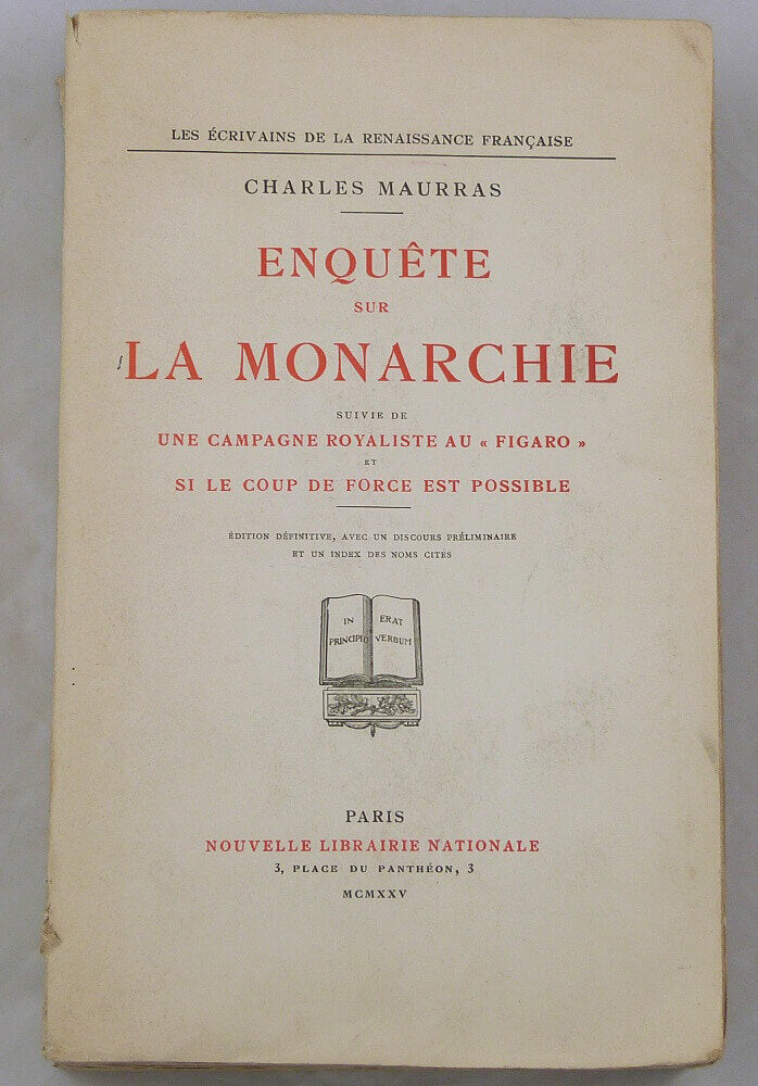 Enquête sur la Monarchie.