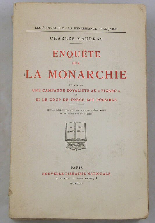 Enquête sur la Monarchie.