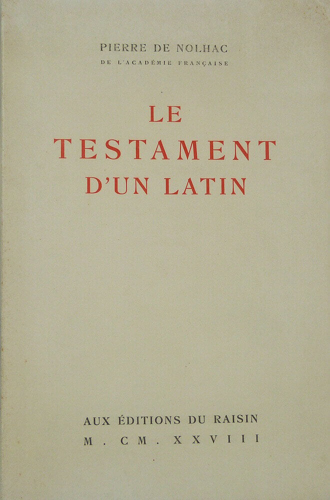 The Testament of a Latin Lover