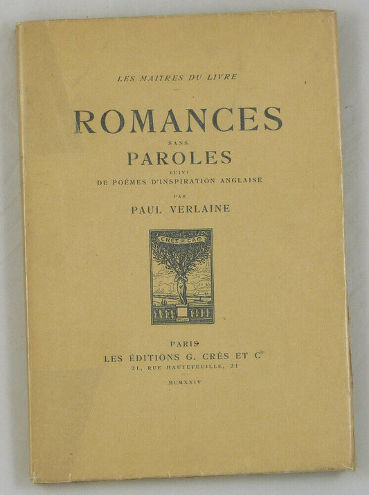 Romances sans paroles.