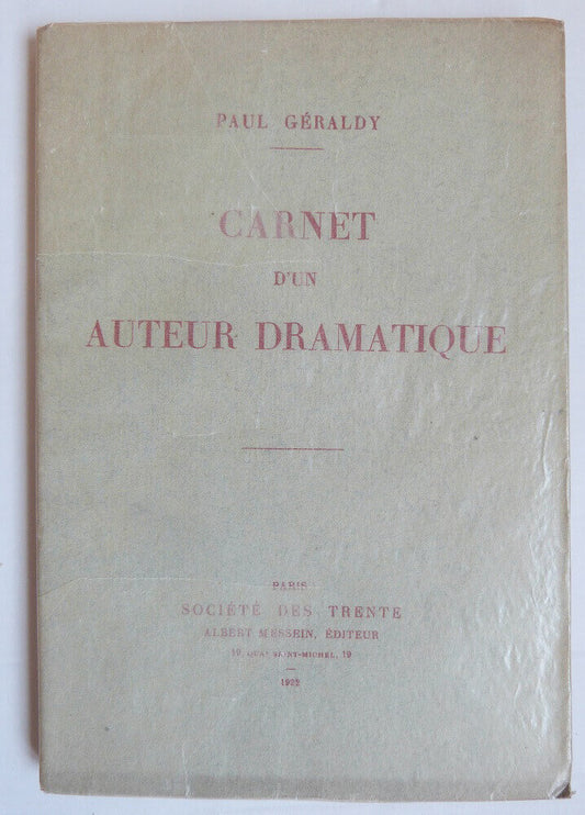 Notebook of a Playwright