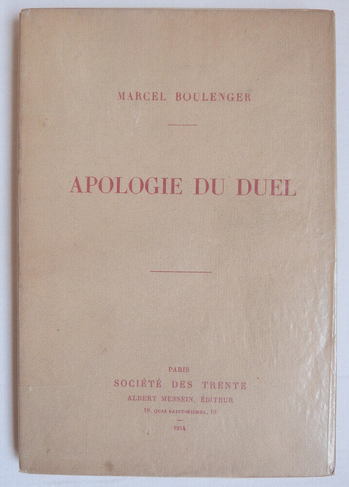 Apology for the Duel