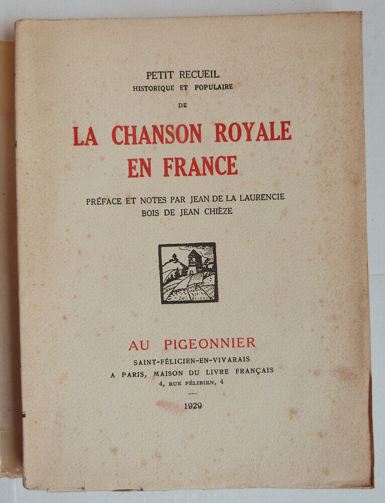 La chanson royale en France