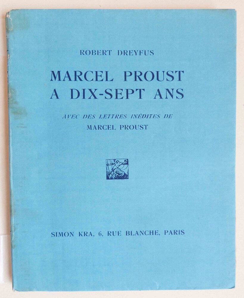 Marcel Proust à dix-sept ans