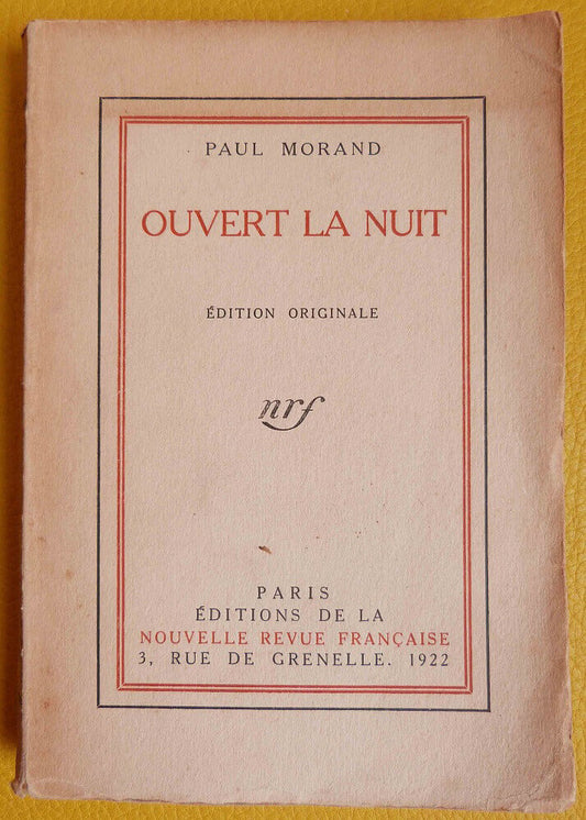 Ouvert la nuit