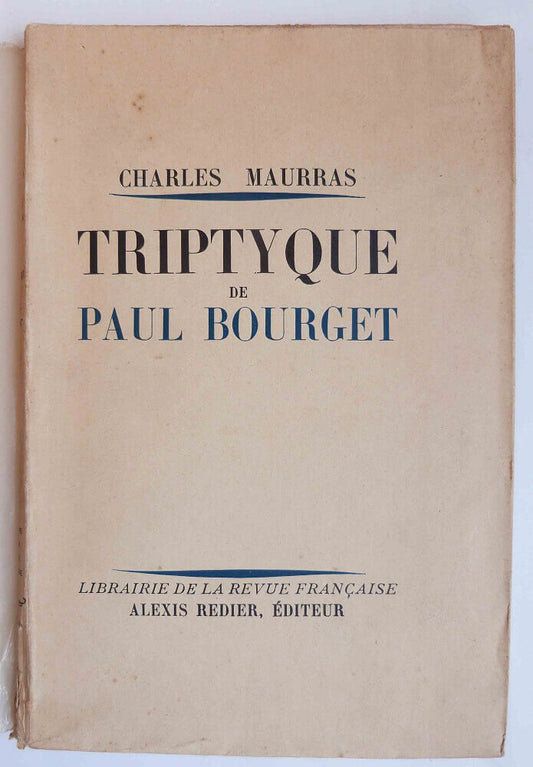 Triptych by Paul Bourget 1895-1900-1923
