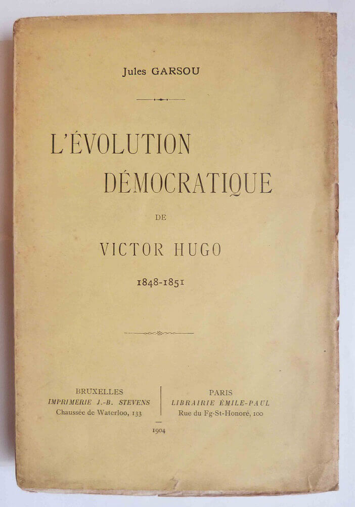 L'évolution démocratique de Victor Hugo