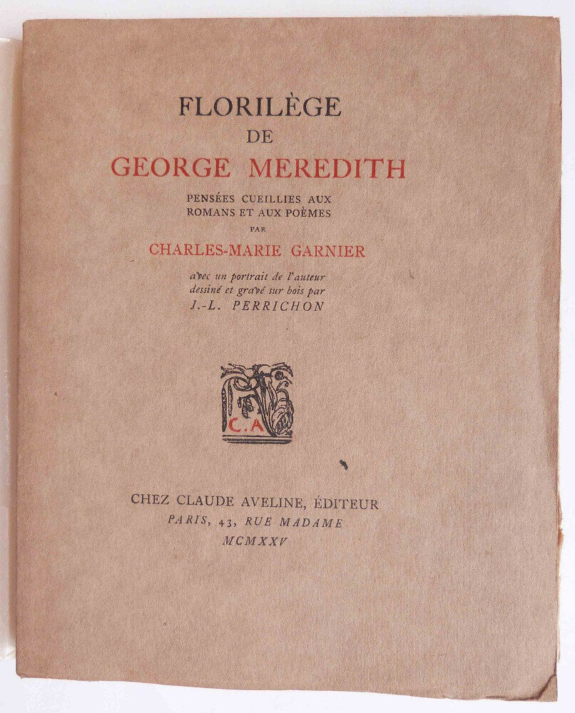 Florilège de George Meredith.