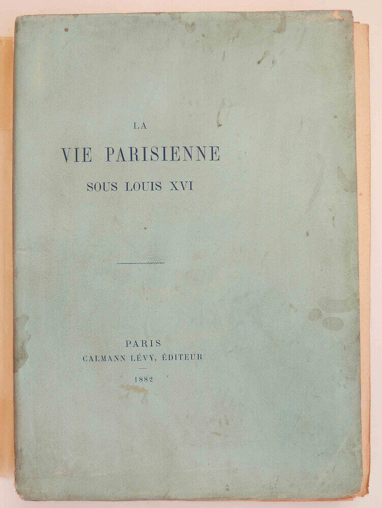 Parisian life under Louis XVI