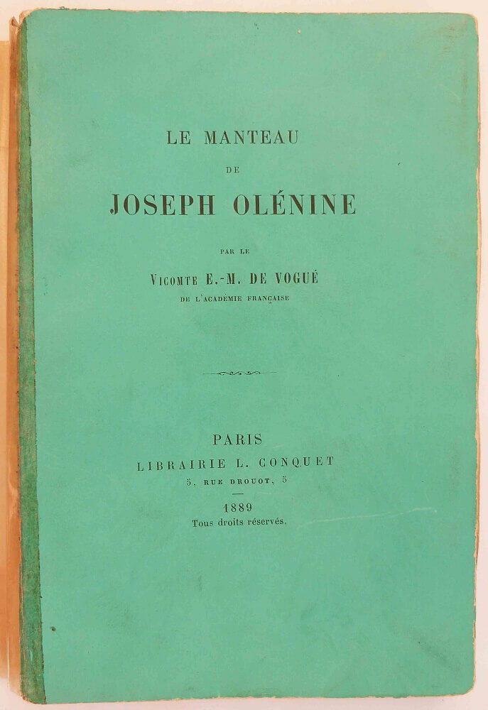 Le manteau de Joseph Olénine