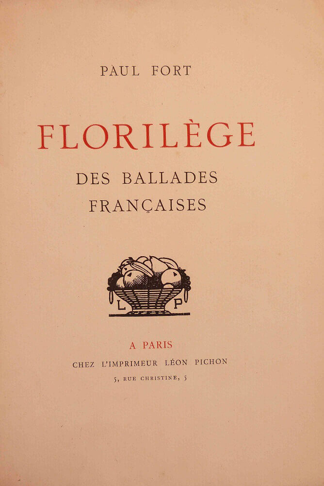 Florilège des ballades françaises