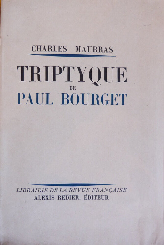 Triptych by Paul Bourget